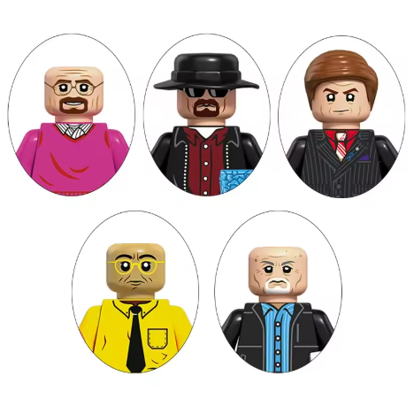 Breaking Brick mini figures