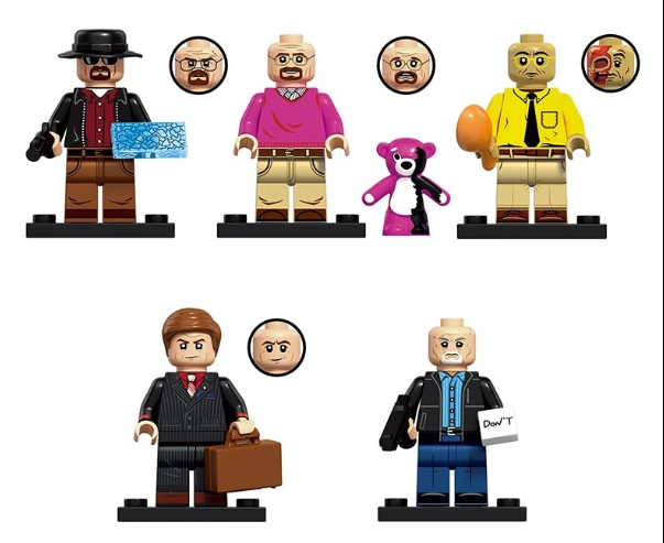 Breaking Brick mini figures